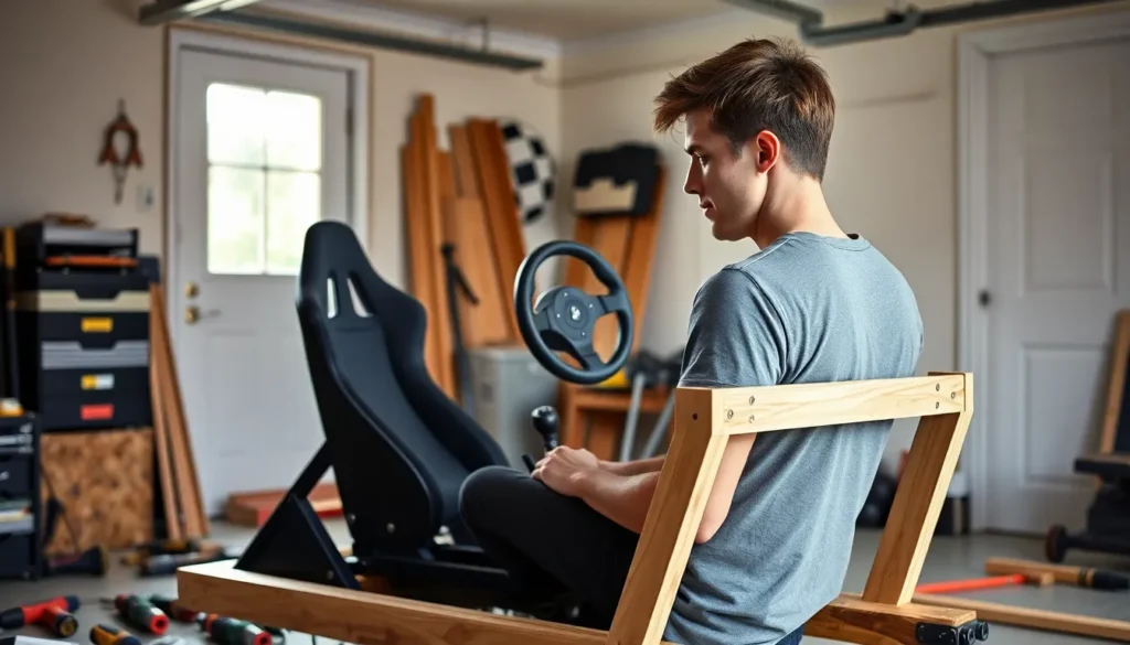 diy sim racing cockpit